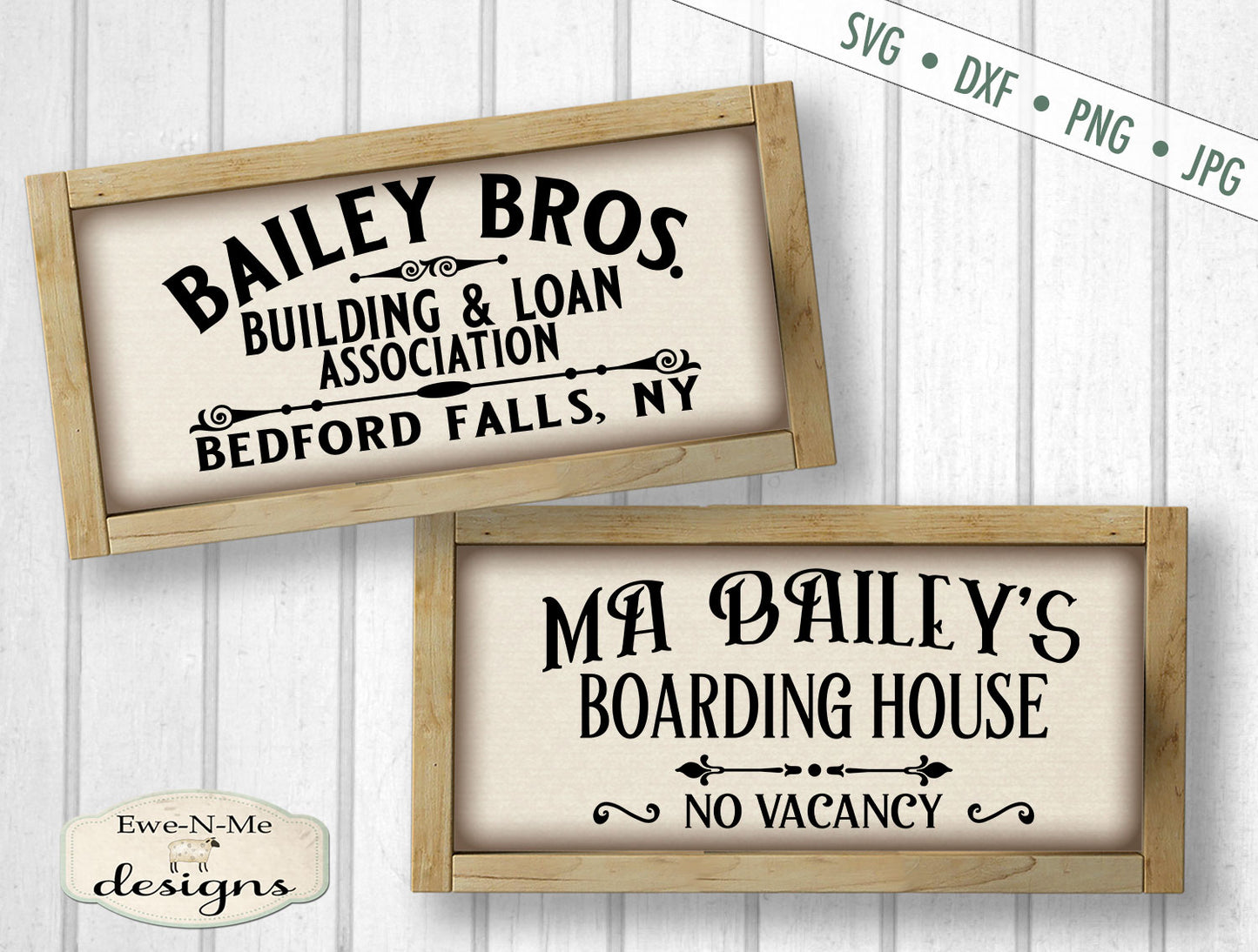 Bailey Bros Building Loan - Ma Baileys Boarding House - SVG