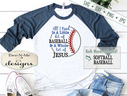 Baseball Softball Cutting File Bundle Pack - SVG