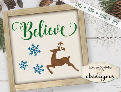 Swirly Christmas Words - SVG