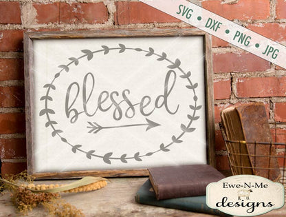 Blessed - SVG