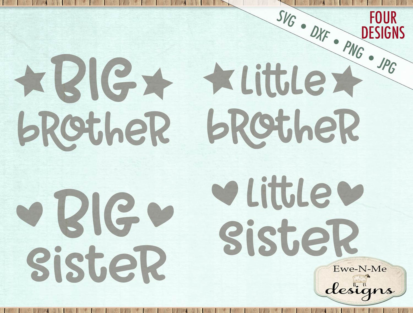 Big Brother Sister - Little Brother Sister - SVG