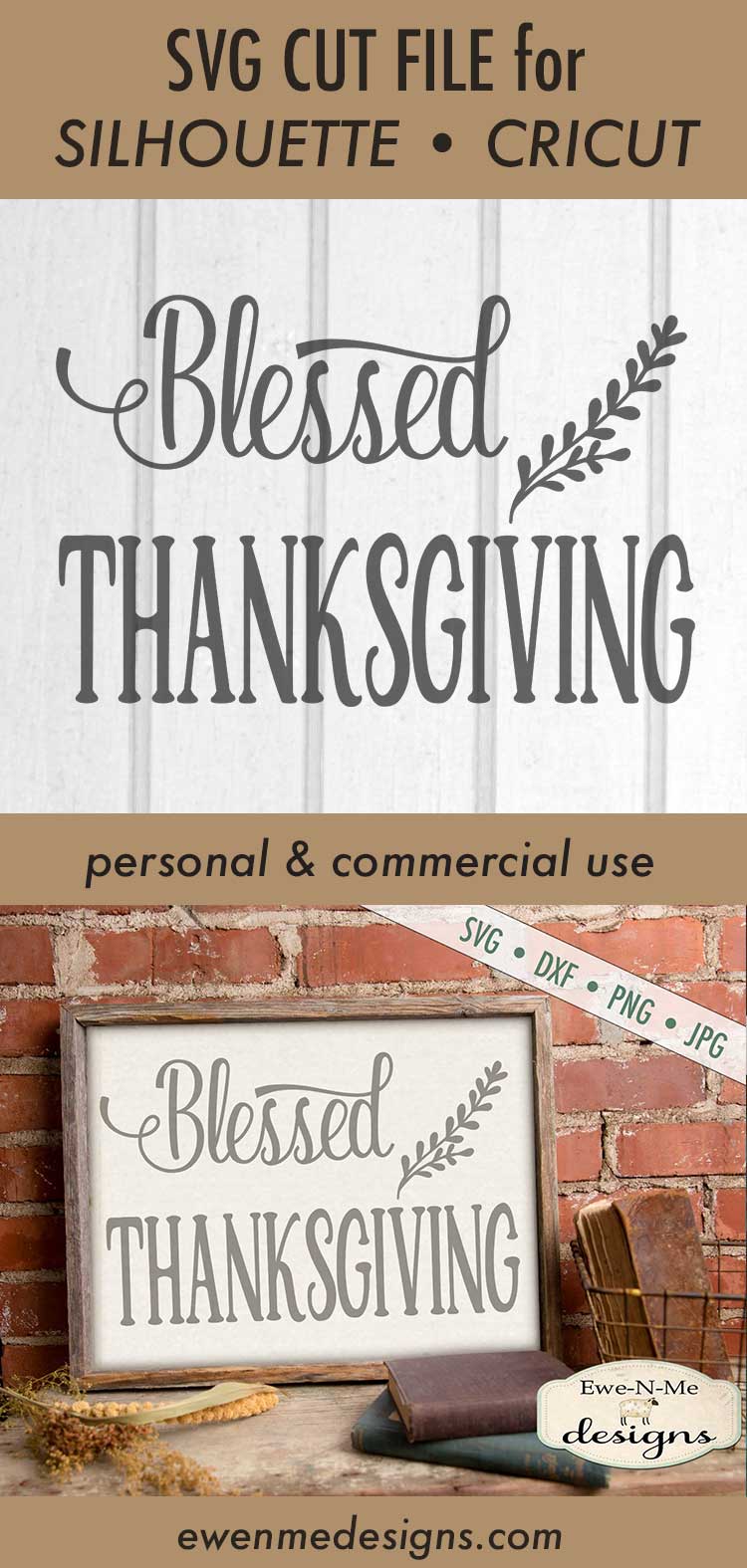 Blessed Thanksgiving - SVG