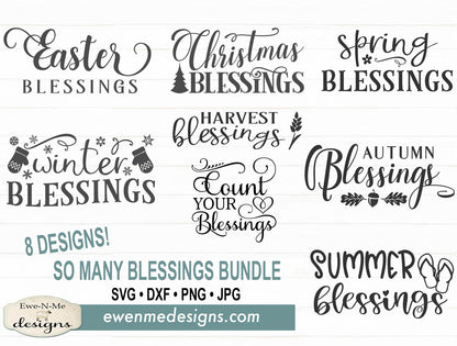So Many Blessings Bundle - SVG