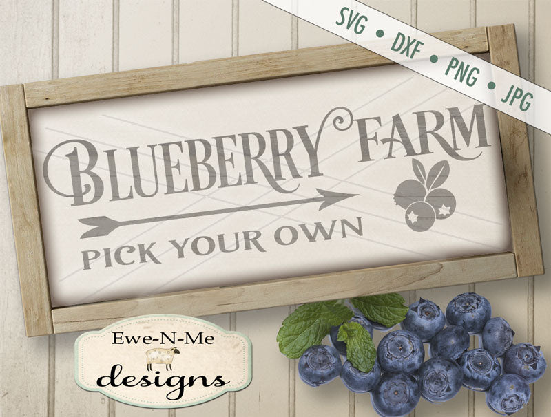 Blueberry Farm - SVG