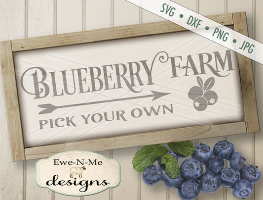 Blueberry Farm - SVG