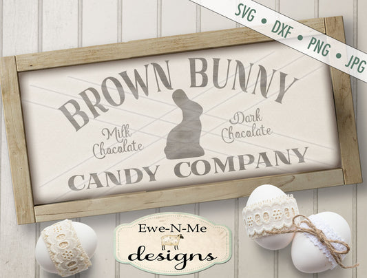 Brown Bunny Candy Company - SVG