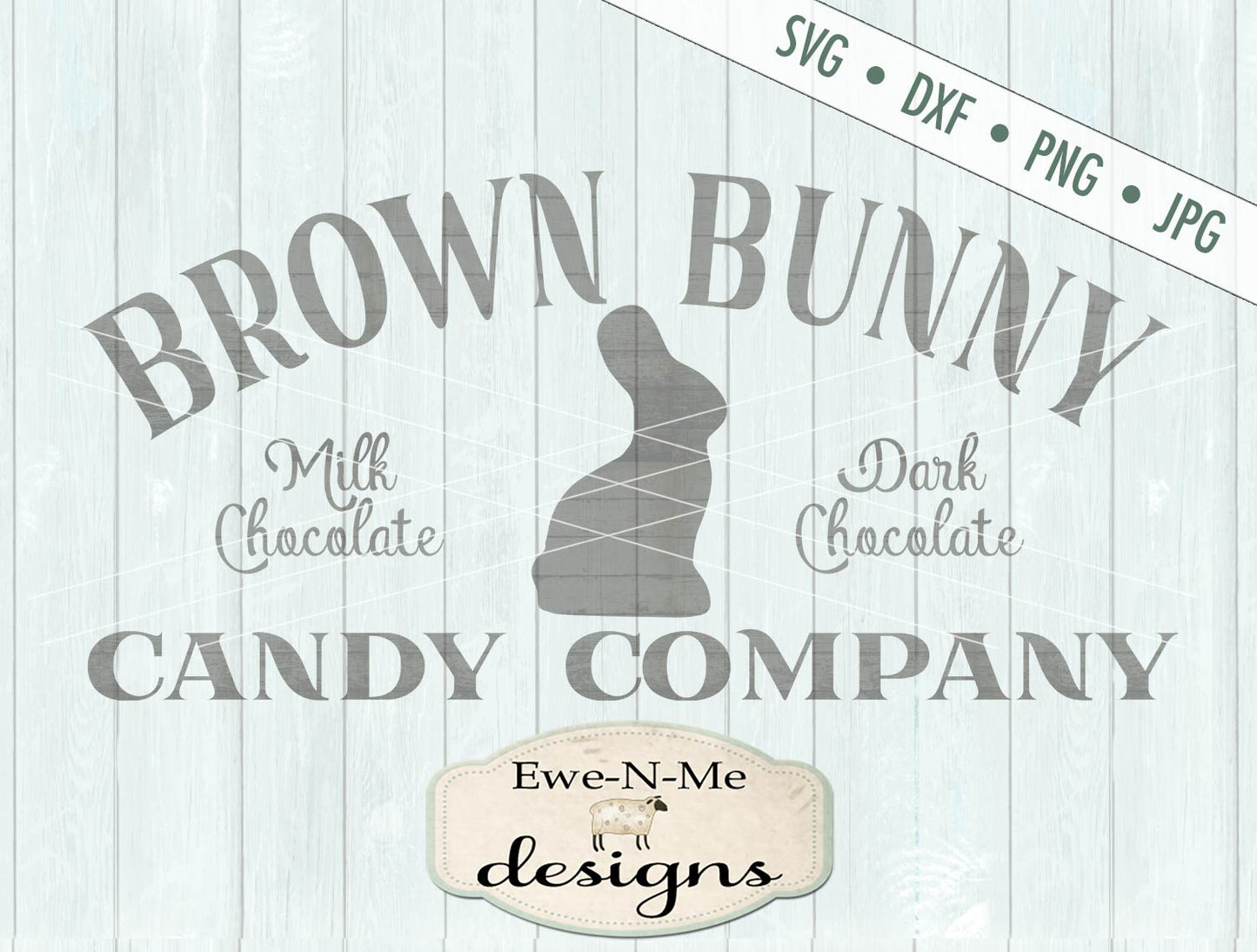 Brown Bunny Candy Company - SVG