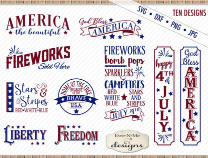 Patriotic Bundle - SVG