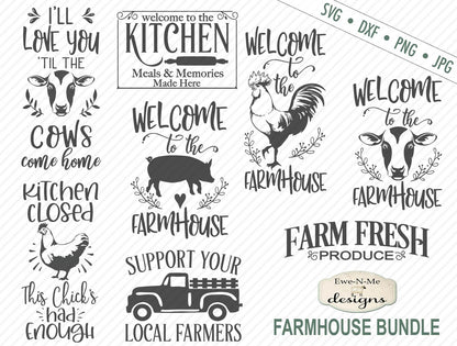 Farmhouse Bundle - SVG