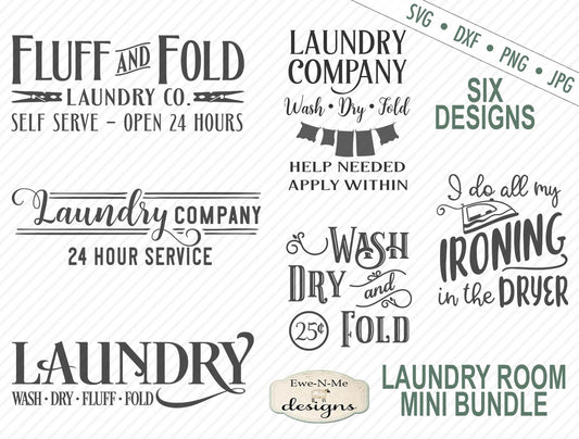 Laundry Room Bundle - SVG