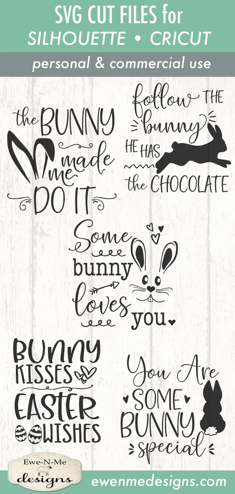 Bunny Bundle - Easter - SVG