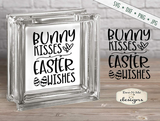 Bunny Kisses - Easter Wishes - SVG