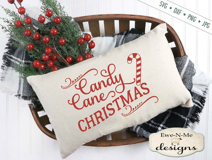 Candy Cane Christmas - SVG