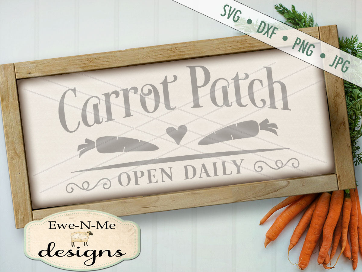 Carrot Patch - SVG