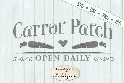 Carrot Patch - SVG