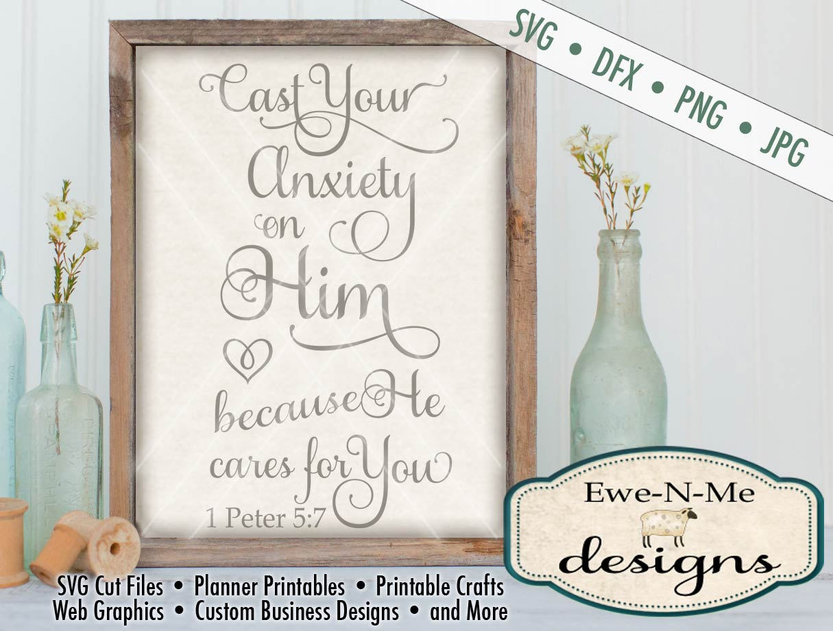 Cast Your Anxiety - SVG