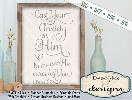 Cast Your Anxiety - SVG