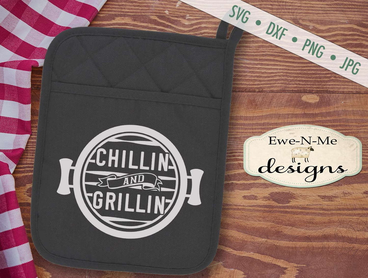 Grilling BBQ Pot Holder Bundle - SVG