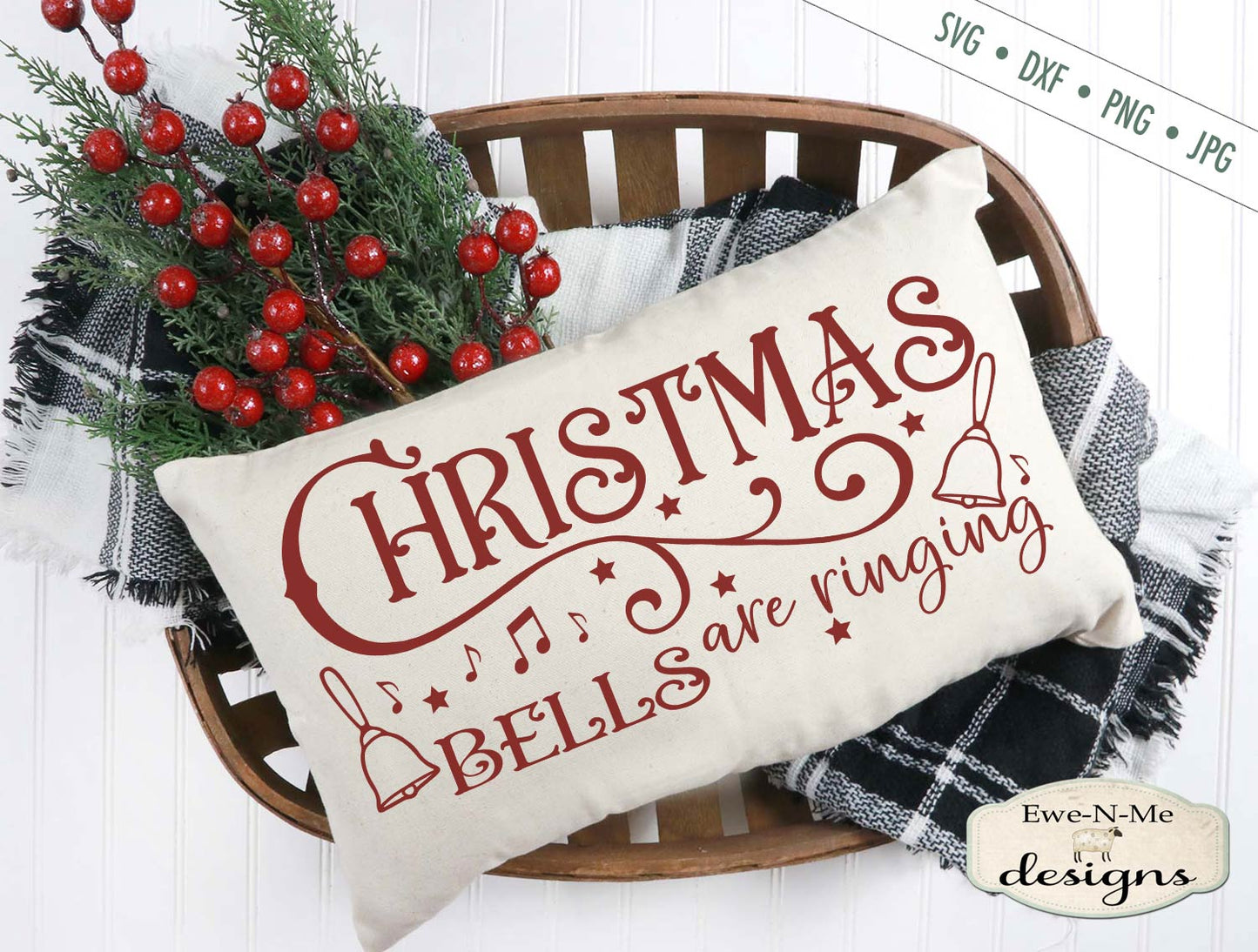Christmas Bells Are Ringing  - SVG