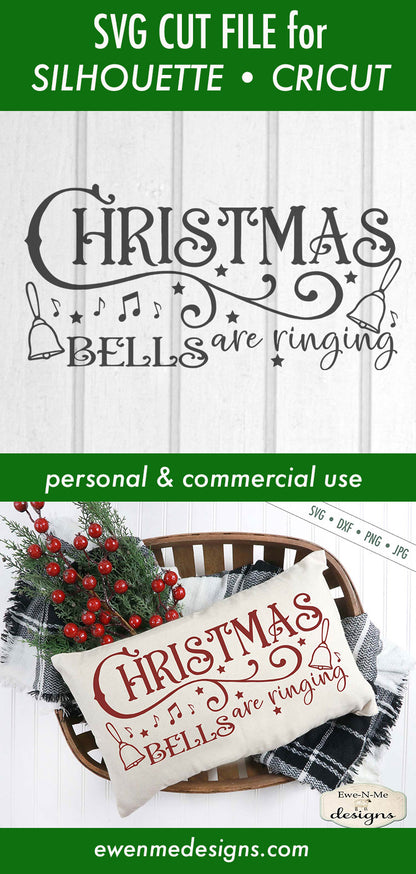 Christmas Bells Are Ringing  - SVG