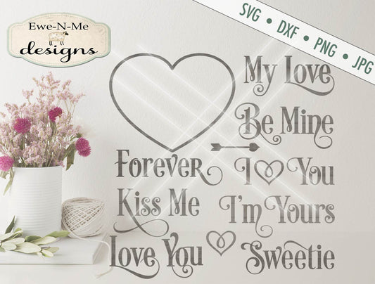 Conversation Hearts - SVG