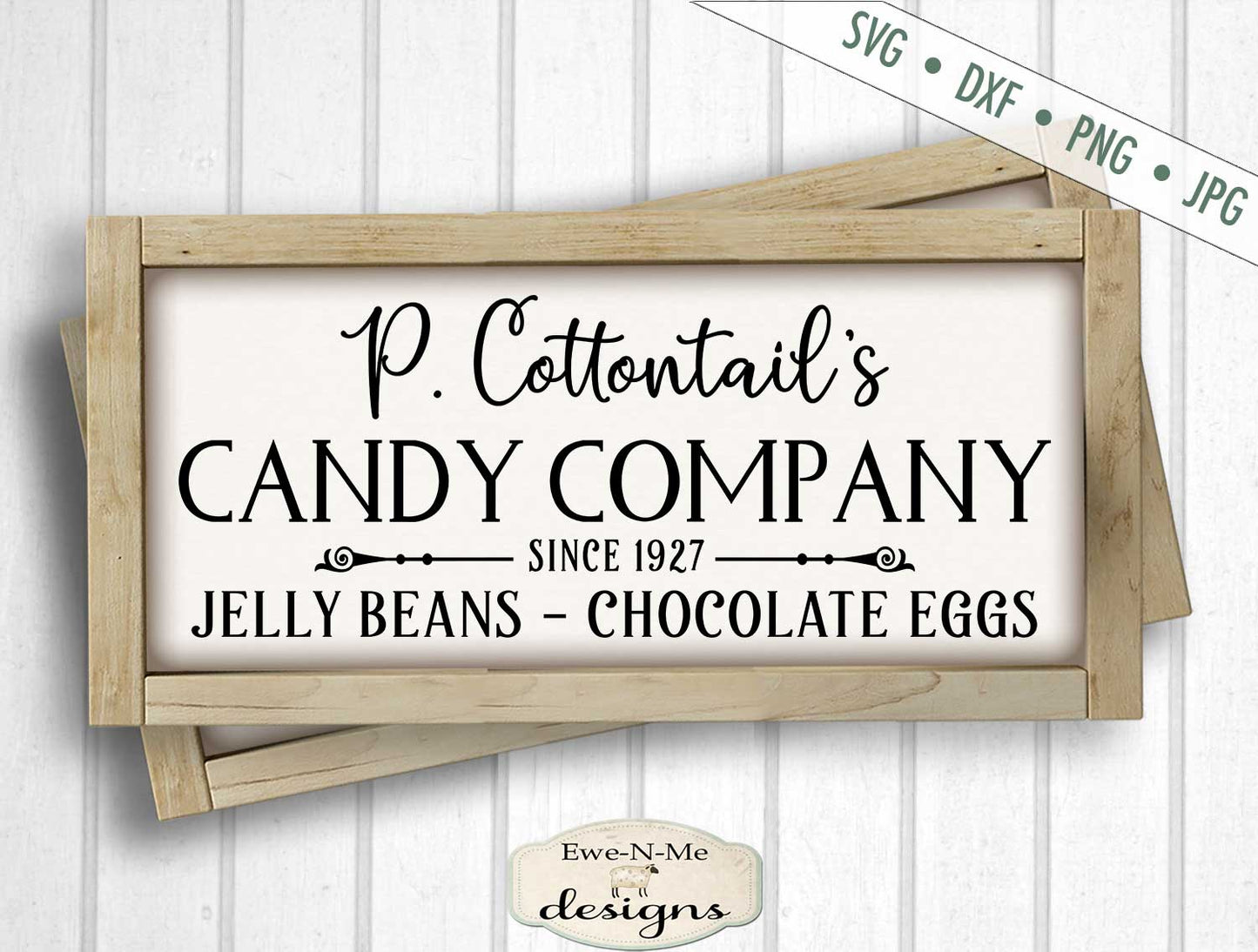 P. Cottontail Candy Company - Easter - SVG
