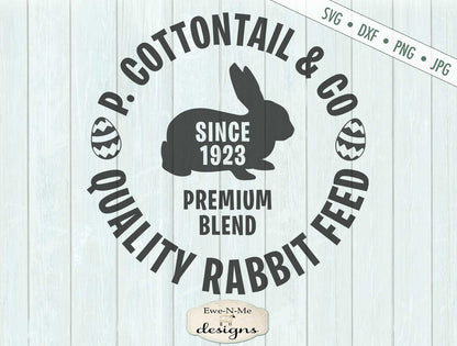 Cottontail Rabbit Feed  - Easter - SVG