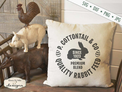 Cottontail Rabbit Feed  - Easter - SVG