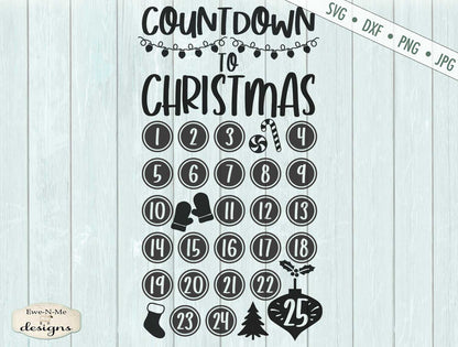 Countdown To Christmas - SVG