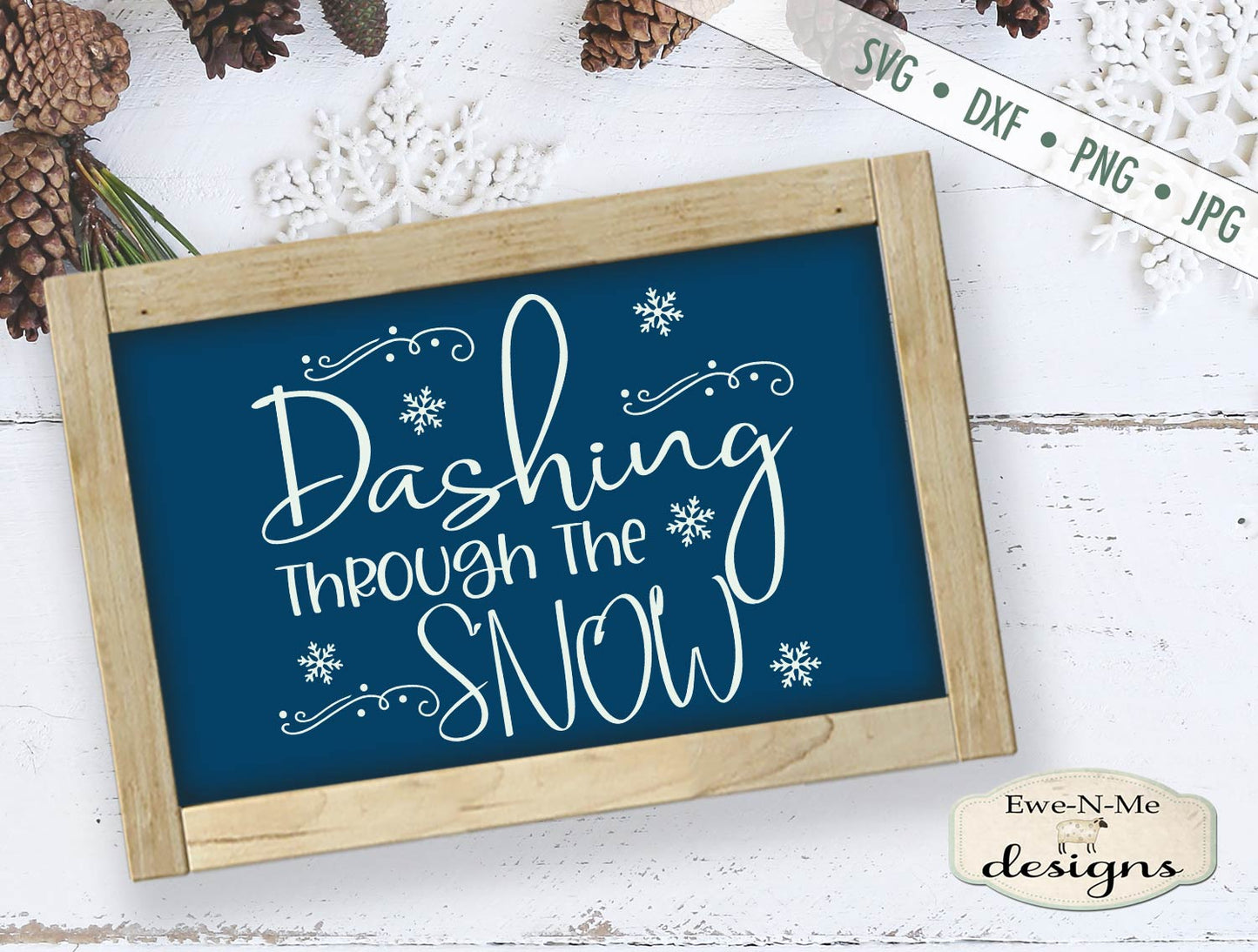 Dashing Through The Snow - Winter - Christmas - SVG