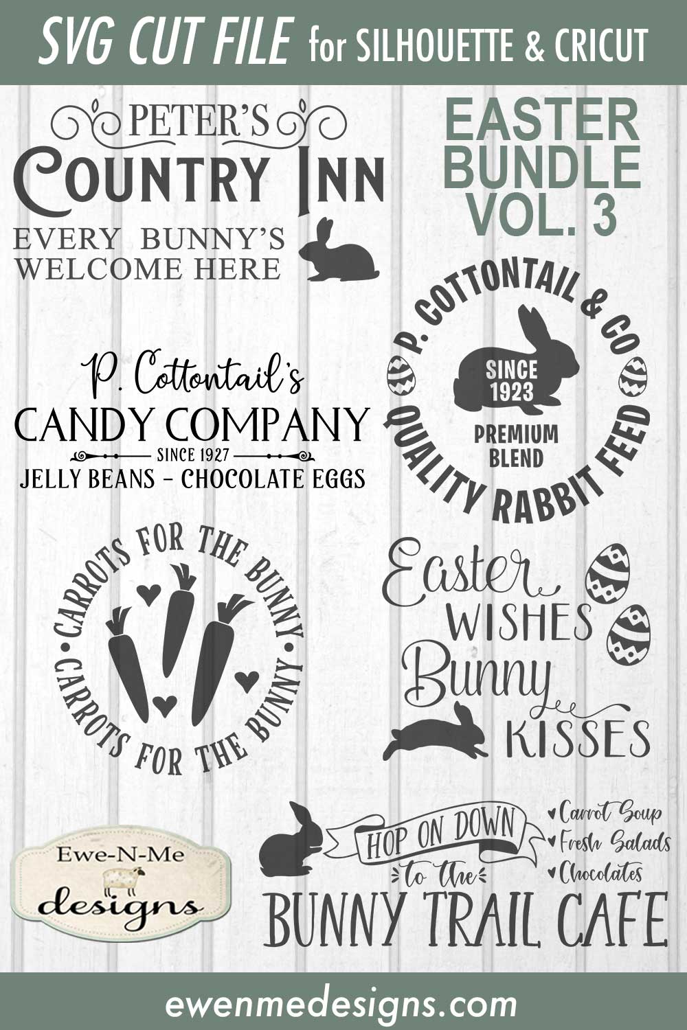 Easter Bunny Bundle Volume 3 - SVG