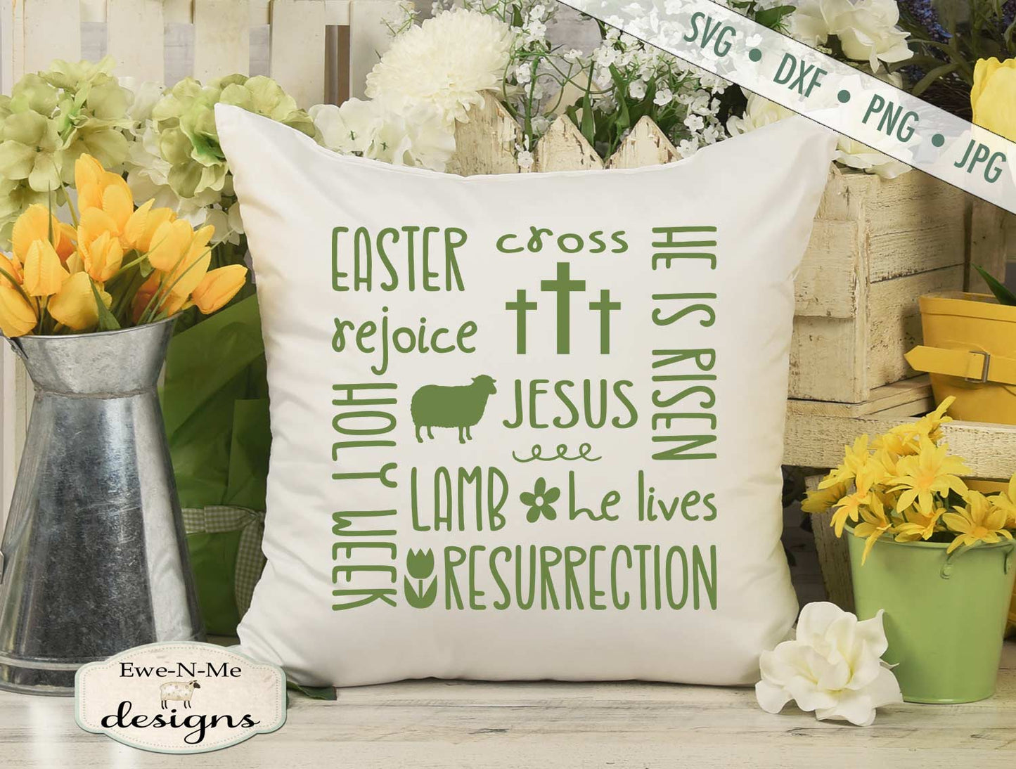 Easter Subway - Jesus - He Is Risen - SVG