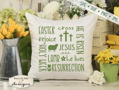 Easter Subway - Jesus - He Is Risen - SVG