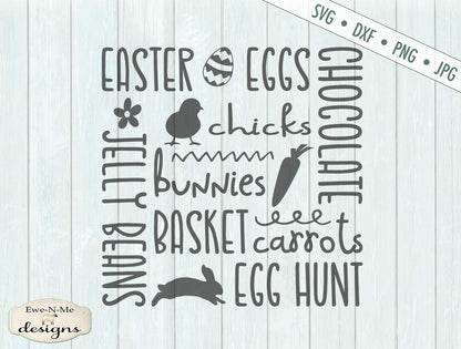 Easter Subway - Eggs - Bunnies - SVG