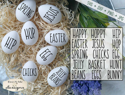 Rae Dunn Easter Word Bundle - SVG
