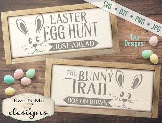 Egg Hunt, Bunny Trail - SVG