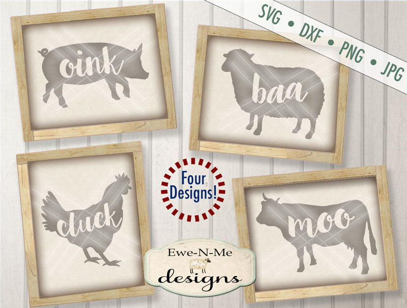Farm Animal Bundle Pack - SVG