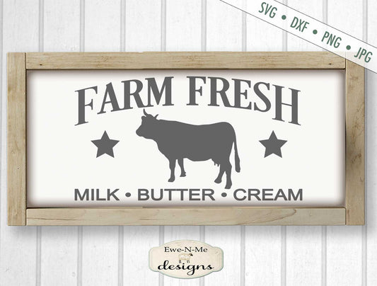 Farm Fresh Butter Milk Cream - SVG