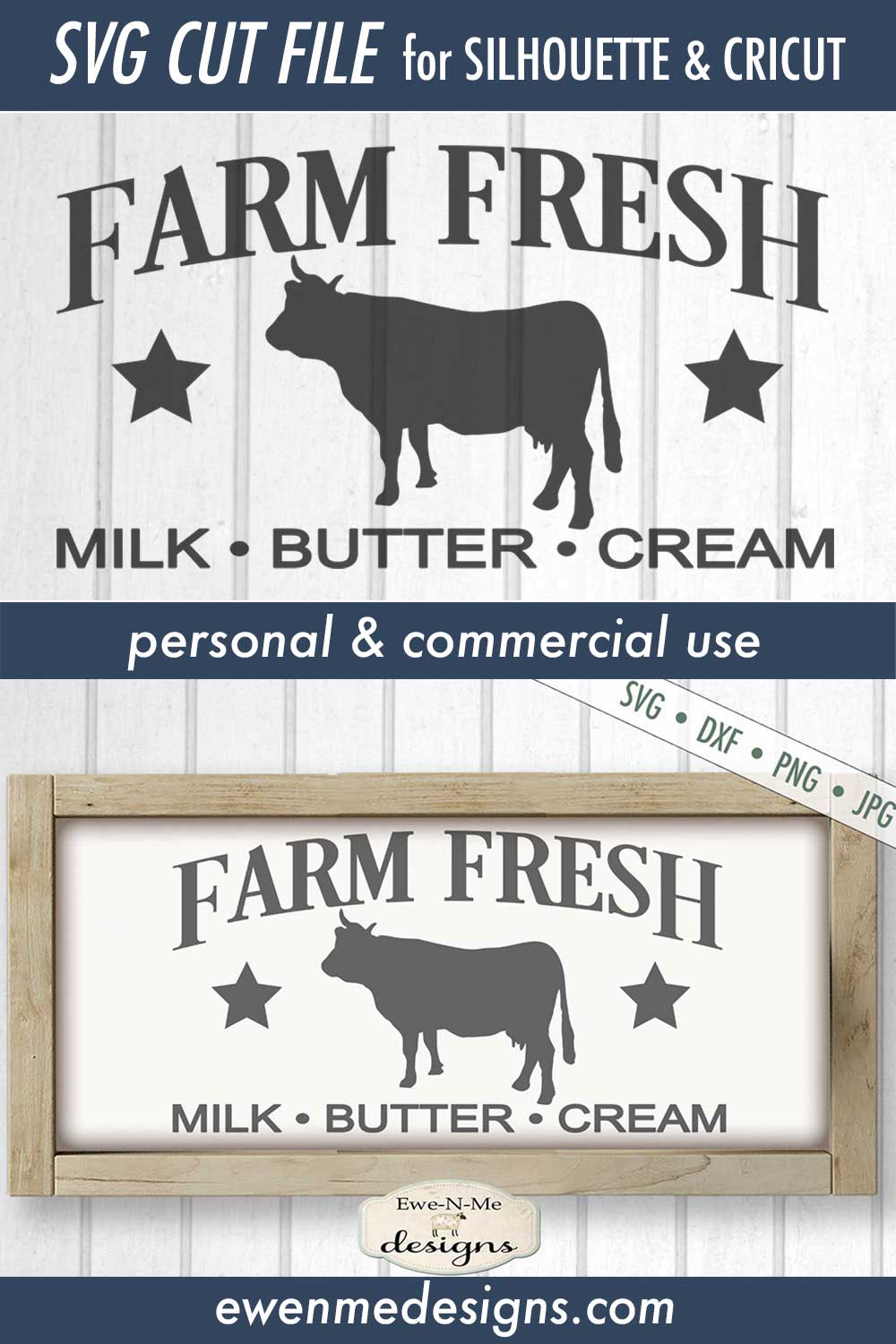 Farm Fresh Butter Milk Cream - SVG