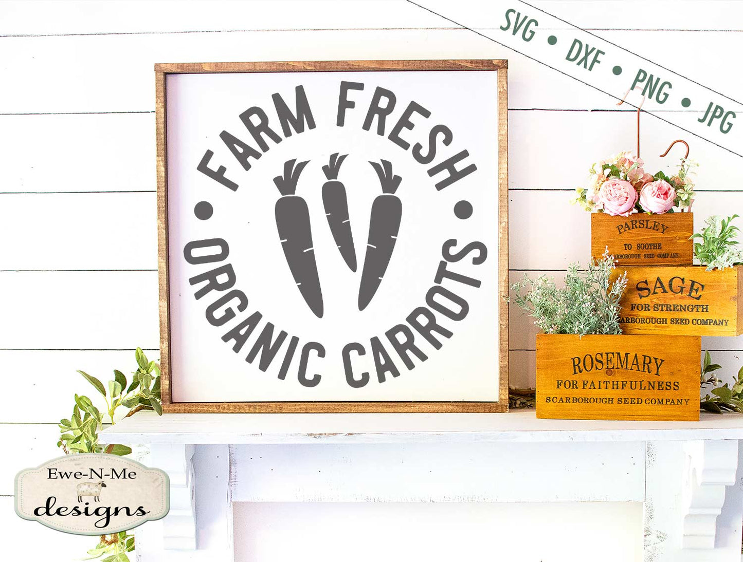 Farm Fresh Organic Carrots - SVG