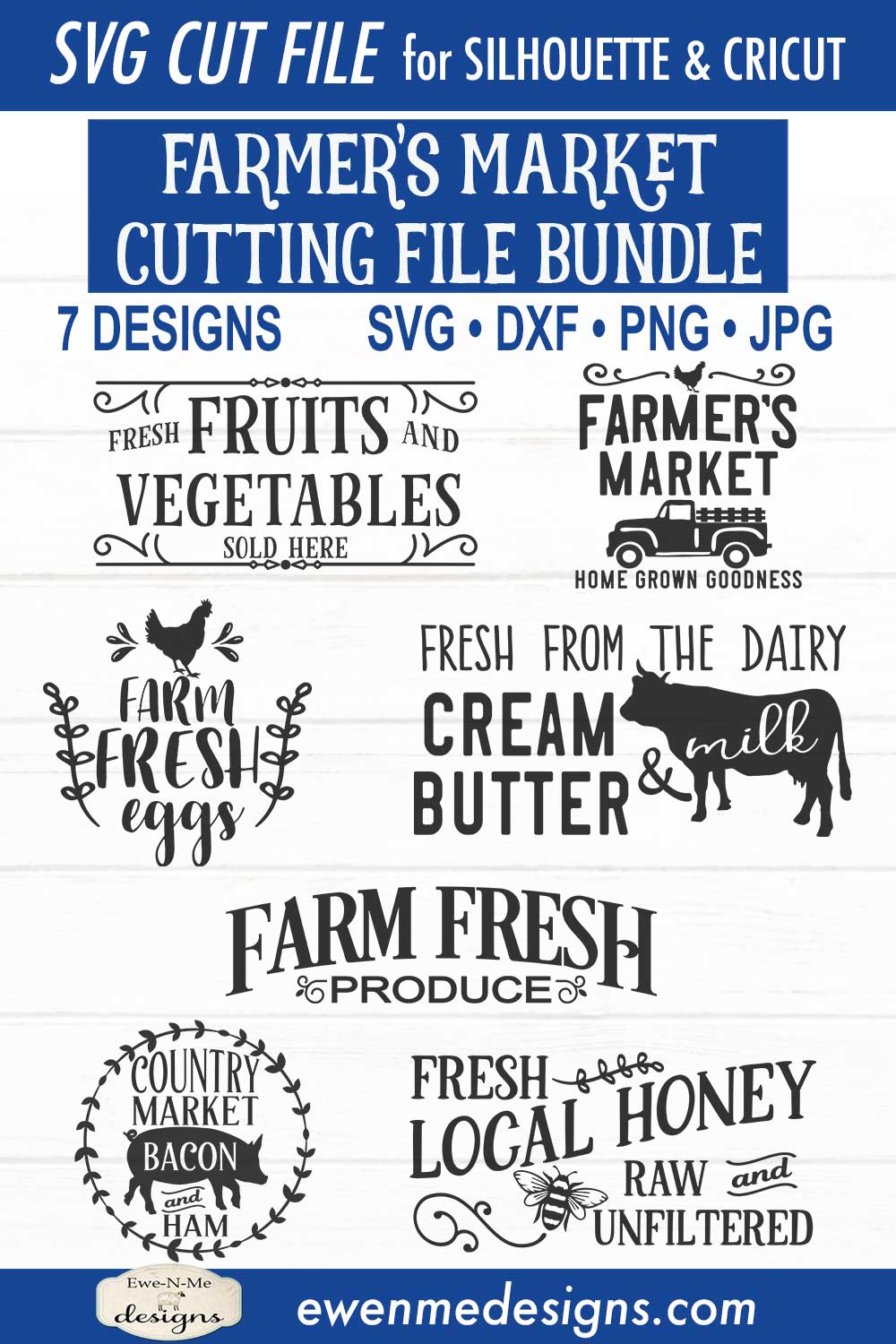 Farmers Market - SVG Bundle - Farm