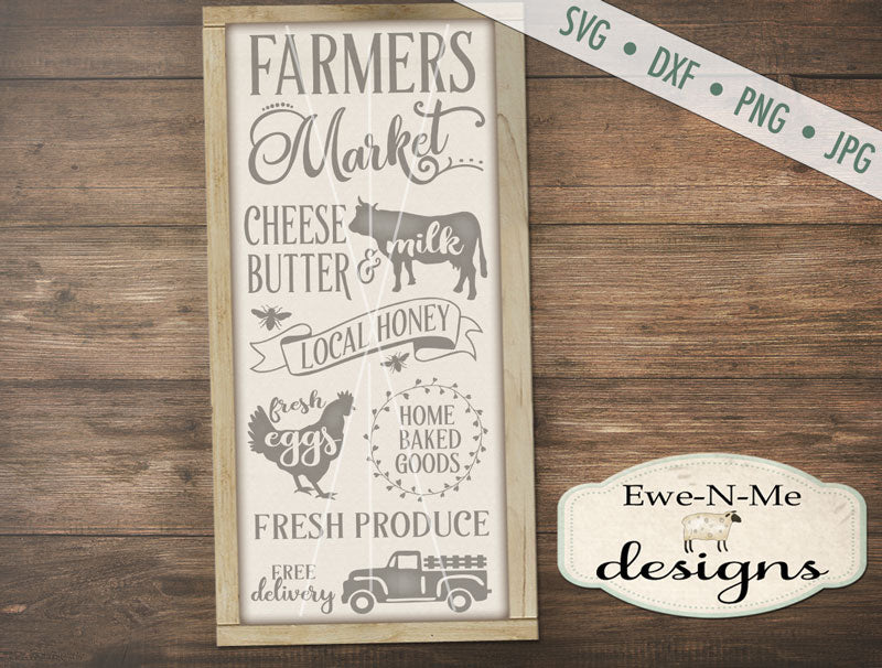 Farmers Market Vertical - SVG