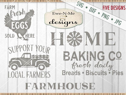 Farmhouse Bundle Pack - SVG