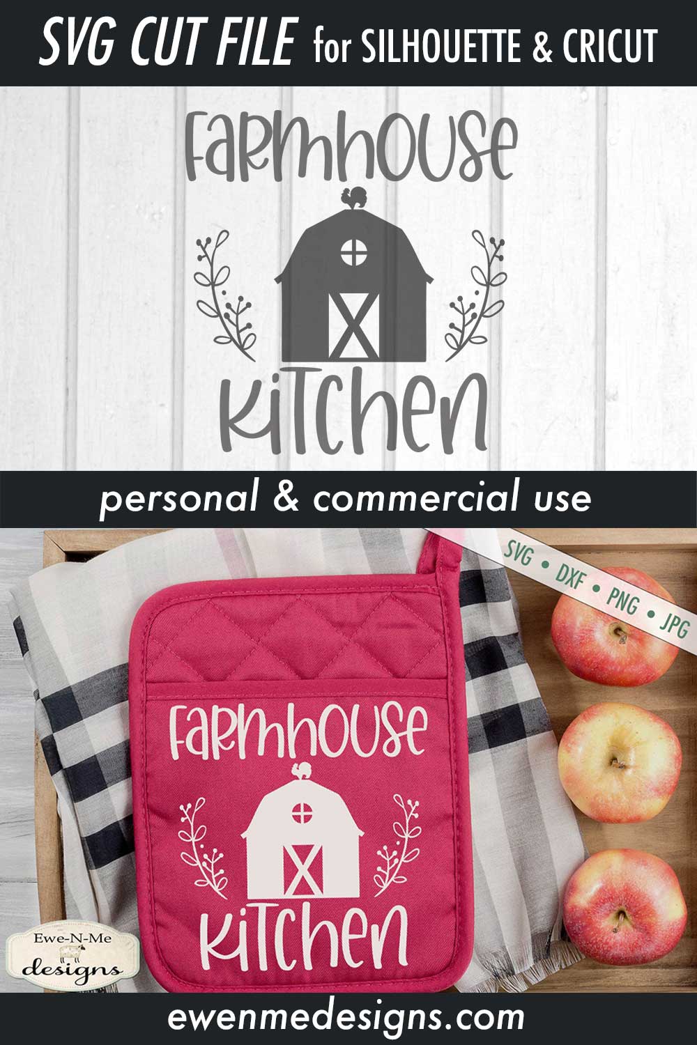 Farmhouse Kitchen - Barn - SVG