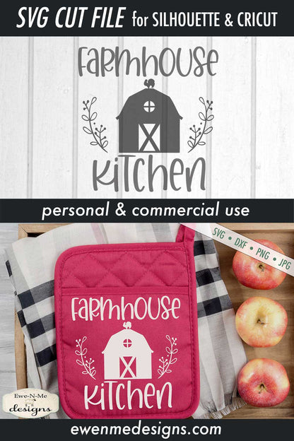 Farmhouse Kitchen - Barn - SVG