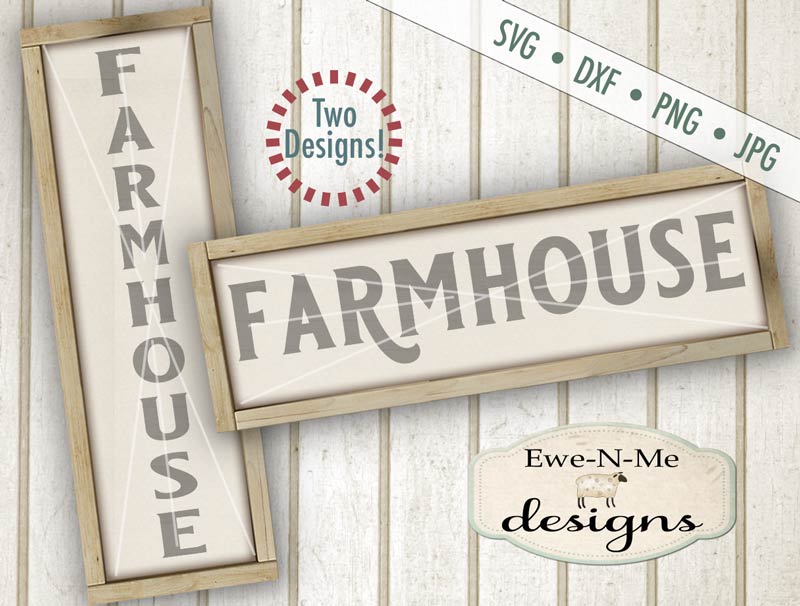 Farmhouse Horizontal and Vertical - SVG