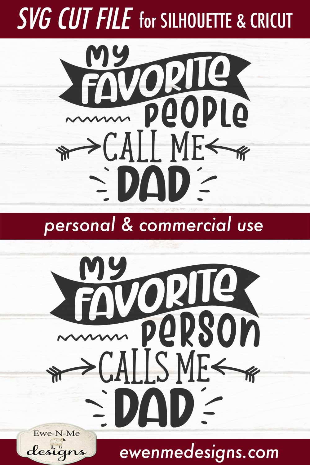 Fathers Day Dad - Favorite People/Person - SVG