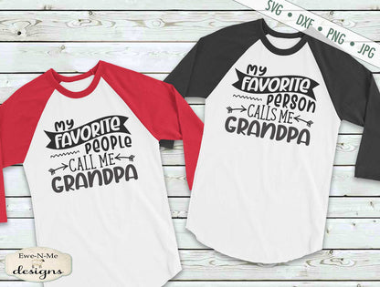 Fathers Day Grandpa - Favorite People/Person - SVG