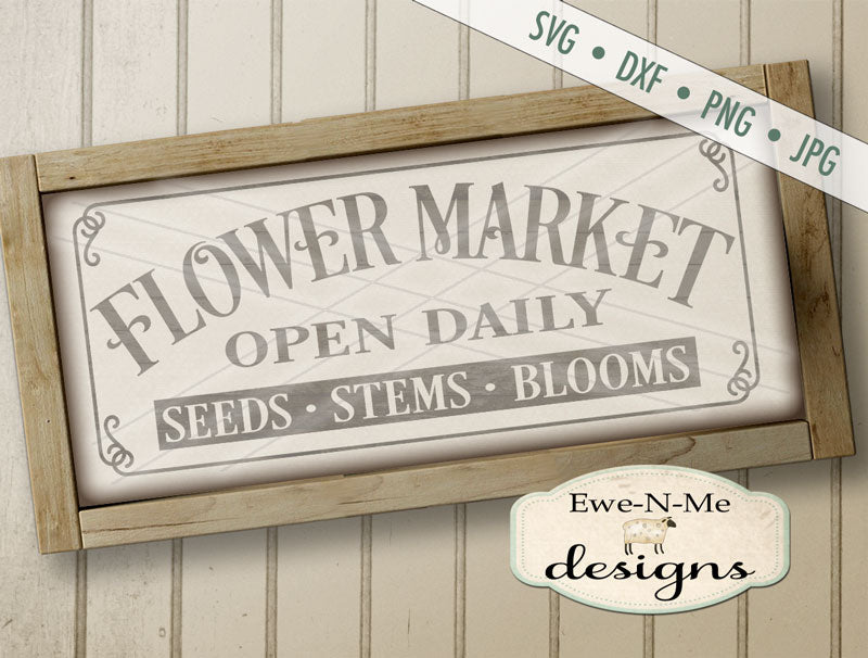 Flower Market - SVG