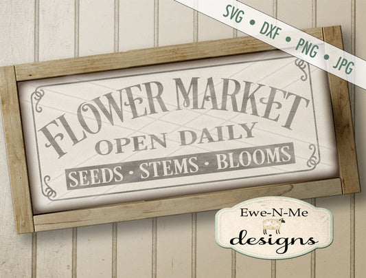Flower Market - SVG